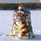 Тигр у Водопада Ёлочная игрушка Glass Almazz - фото 5094