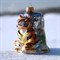 Тигр у Водопада Ёлочная игрушка Glass Almazz tigr-3
